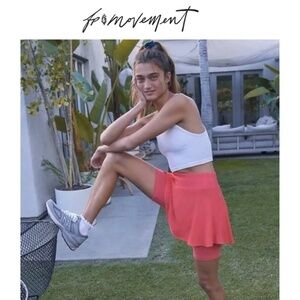 Free People Movement Ballet Barre Tennis Skort